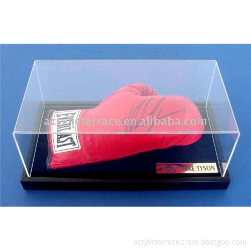 Clear Perspex Boxing Glove Display Case